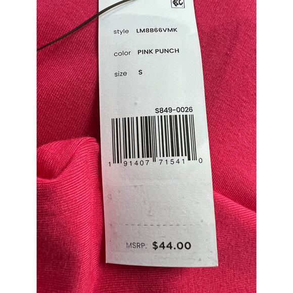 LIVERPOOL TOP WOMENS SMALL A-LINE SLEEVELESS KNIT PINK PUNCH NEW - Picture 11 of 12